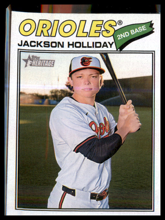 2026 Topps Heritage #218 Jackson Holliday