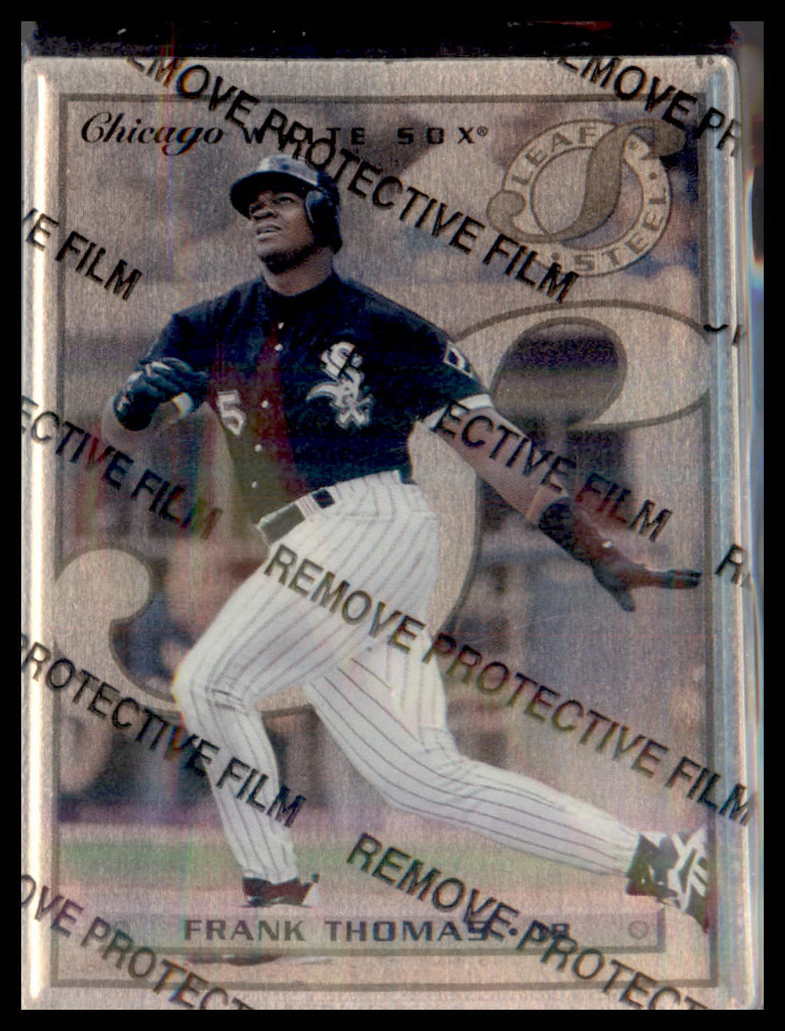 1996 Leaf Preferred Steel #1 Frank Thomas #1/77