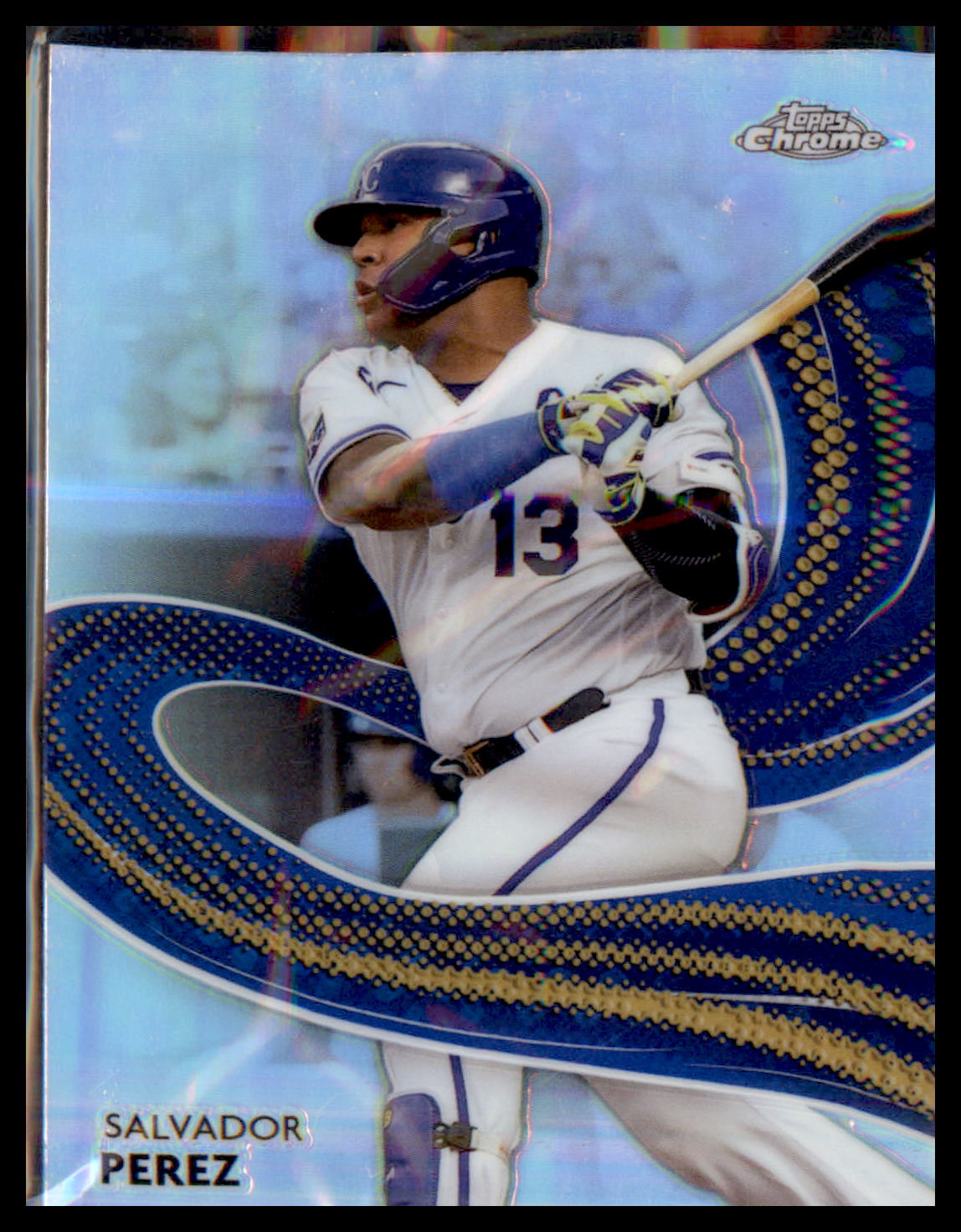 2024 Topps Chrome Strokes Refractor #S-19 Salvador Perez