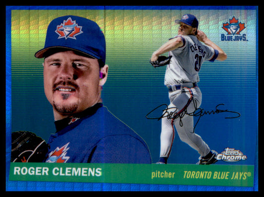 2025 Topps Chrome Platinum Blue Prism Refractors #456 Roger Clemens