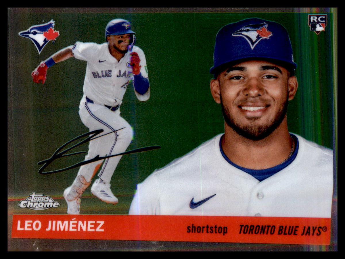 2025 Topps Chrome Platinum #327 Leo Jiménez RC RC