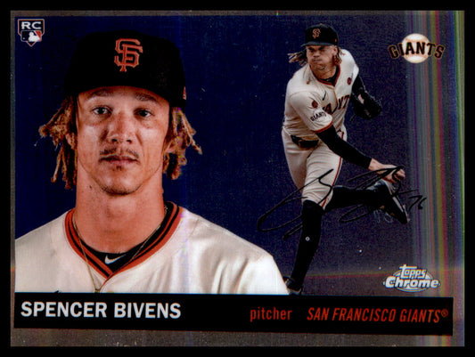 2025 Topps Chrome Platinum #301 Spencer Bivens RC RC