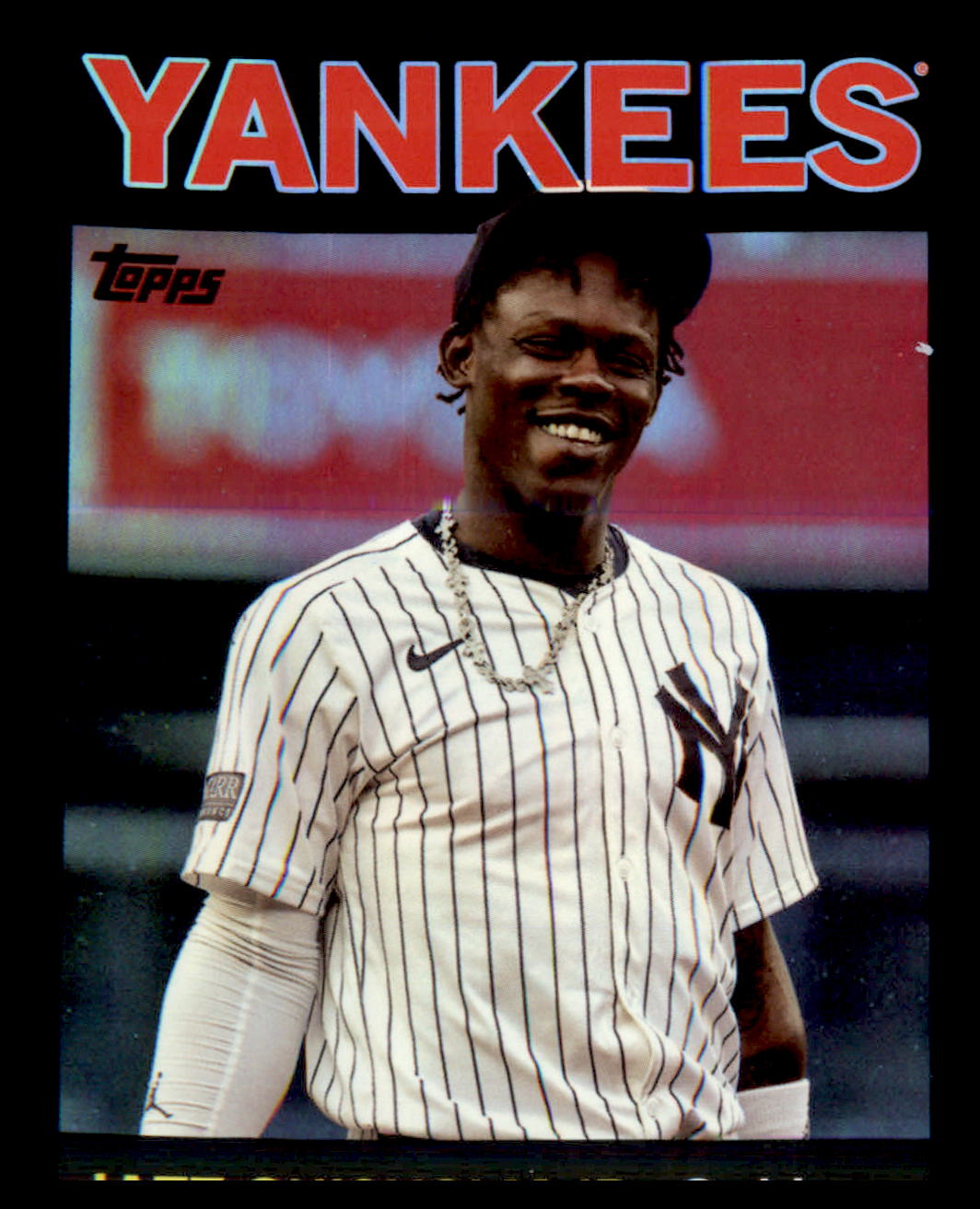 2025 Topps Archives Black Foilboard #65 Jazz Chisholm Jr.