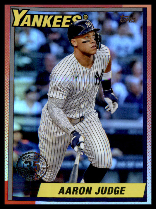 2025 Topps Update 1990 Topps Baseball 35th Anniversary #U90-30 Aaron Judge
