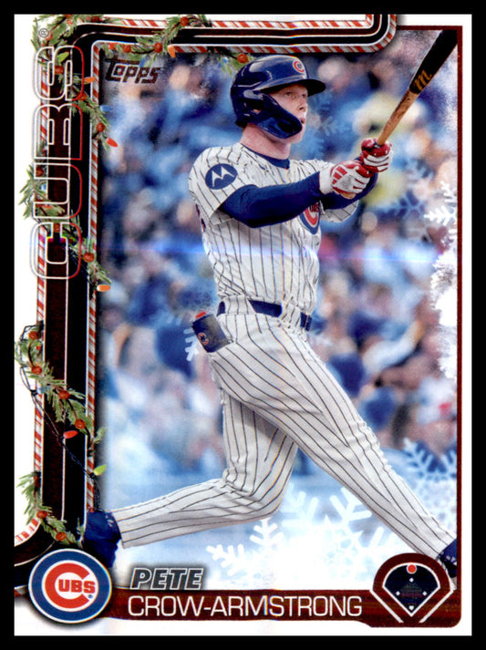 2025 Topps Holiday #H41 Pete Crow-Armstrong