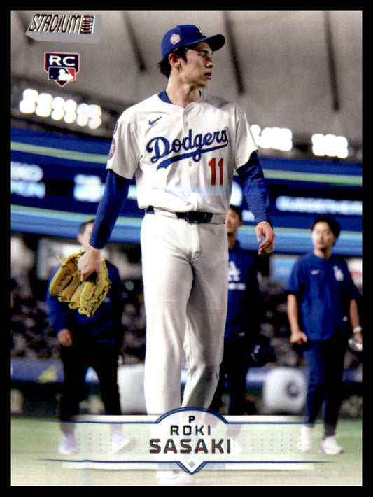 2025 Stadium Club #187 Roki Sasaki RC RC
