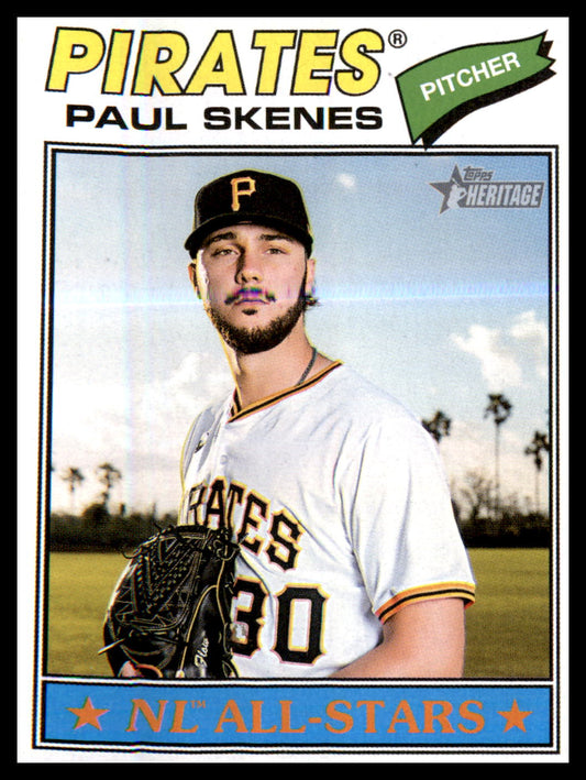 2026 Topps Heritage #33 Paul Skenes