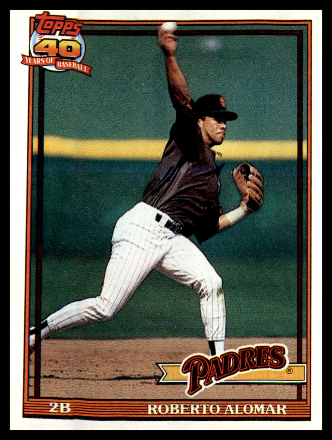 1991 Topps #315 Roberto Alomar