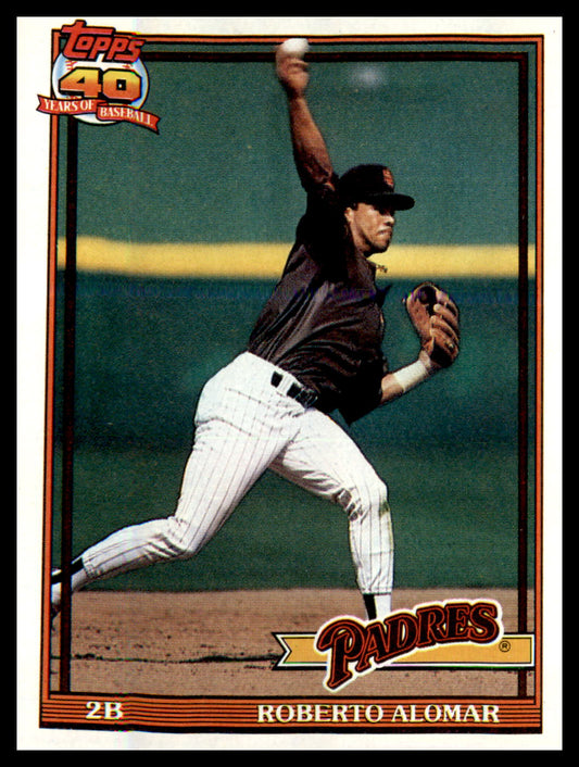1991 Topps #315 Roberto Alomar