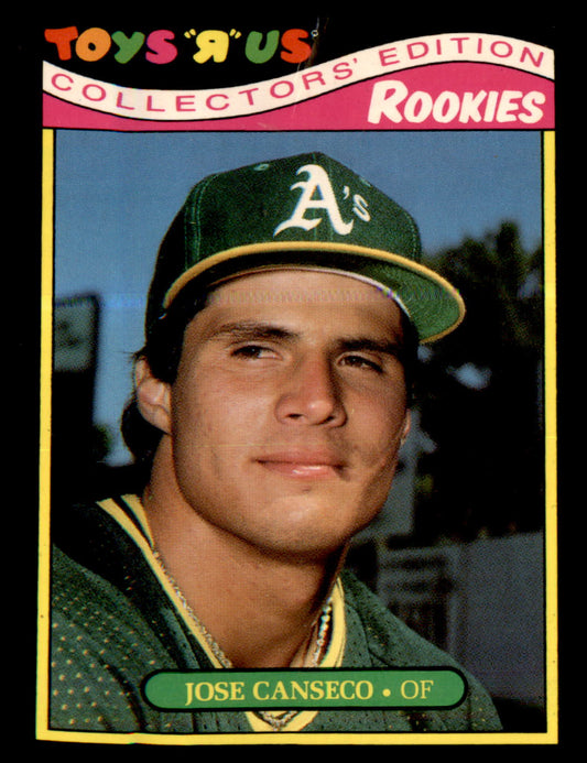 1987 Topps Toys "R" Us Rookies #5 Jose Canseco