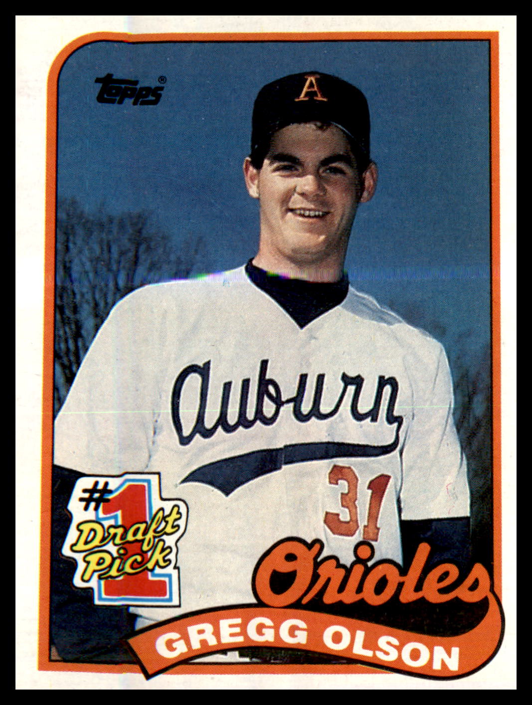 1989 Topps #161 Gregg Olson RC RC