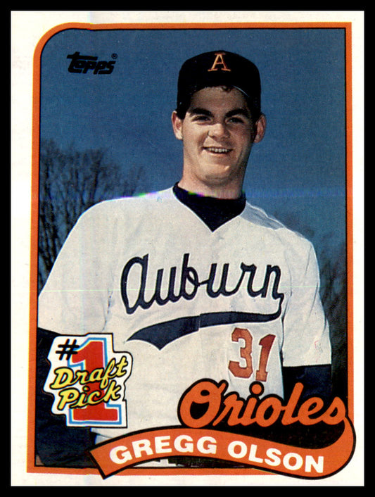 1989 Topps #161 Gregg Olson RC RC