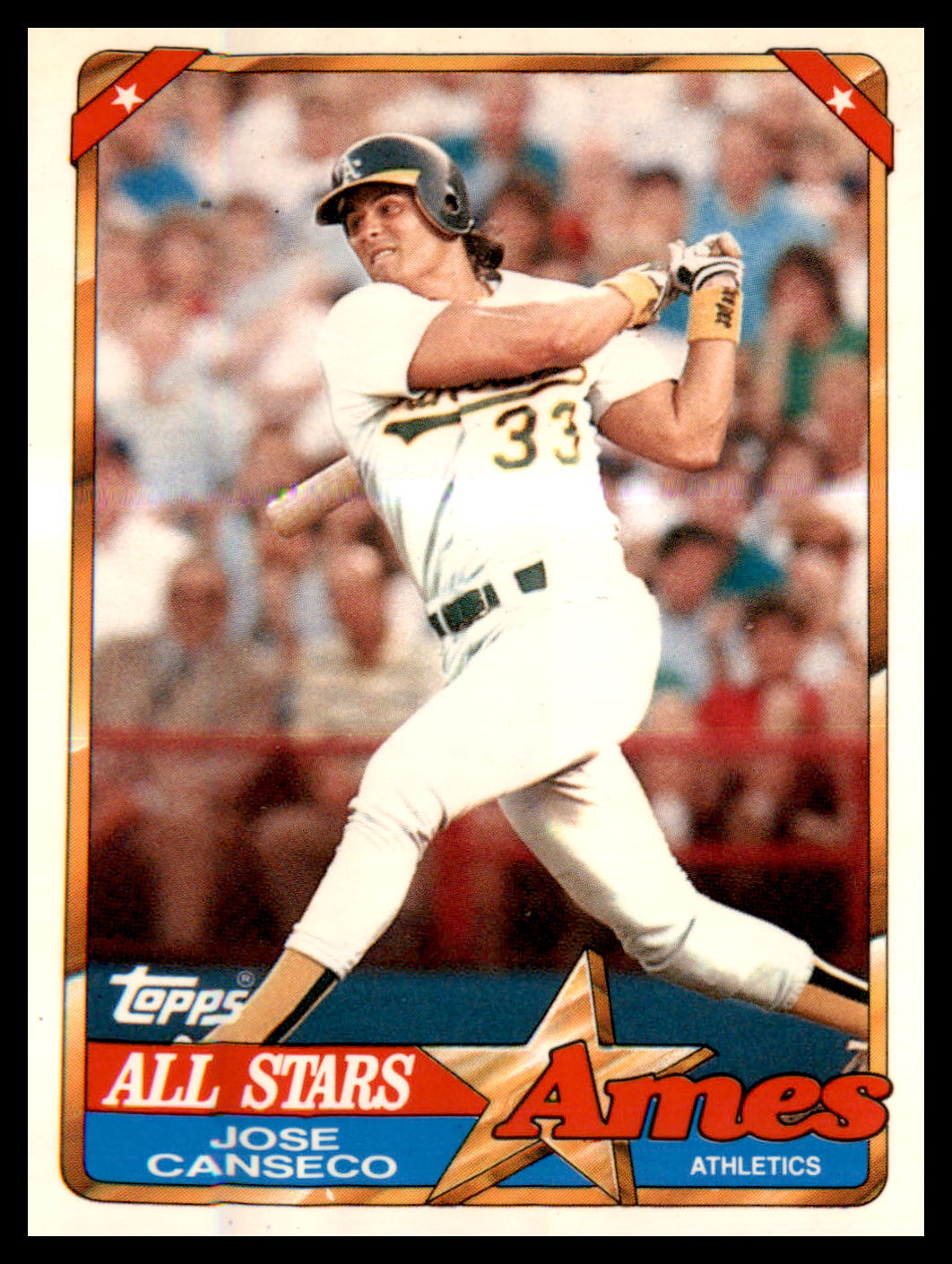 1990 Topps Ames All-Stars #29 Jose Canseco