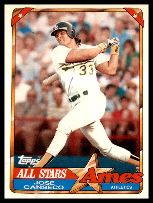 1990 Topps Ames All-Stars #29 Jose Canseco