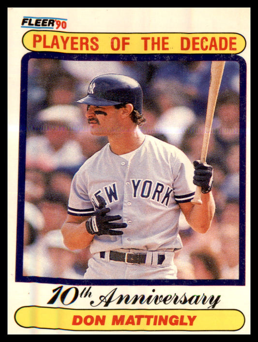 1990 Fleer #626 Don Mattingly