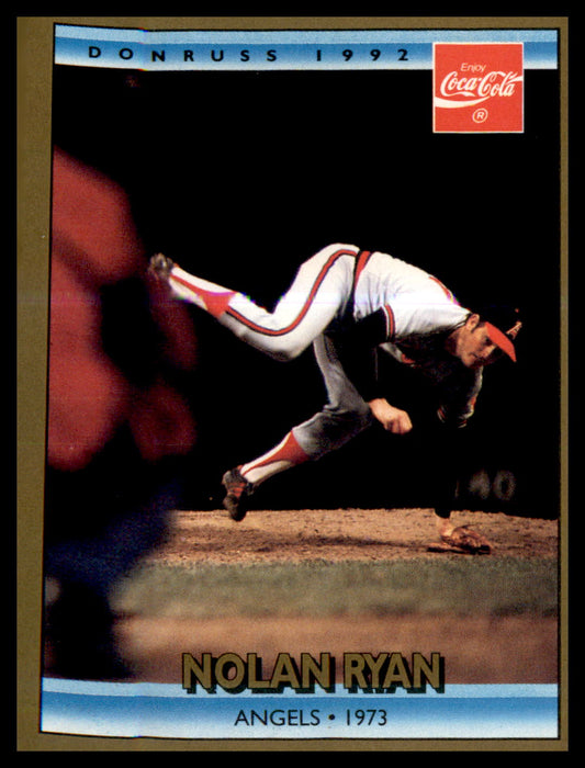 1992 Donruss Coca-Cola Nolan Ryan #7 Nolan Ryan