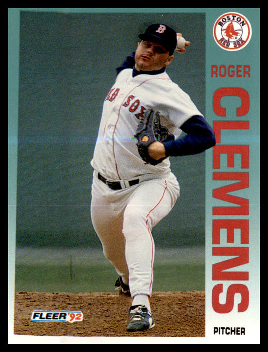 1992 Fleer #37 Roger Clemens