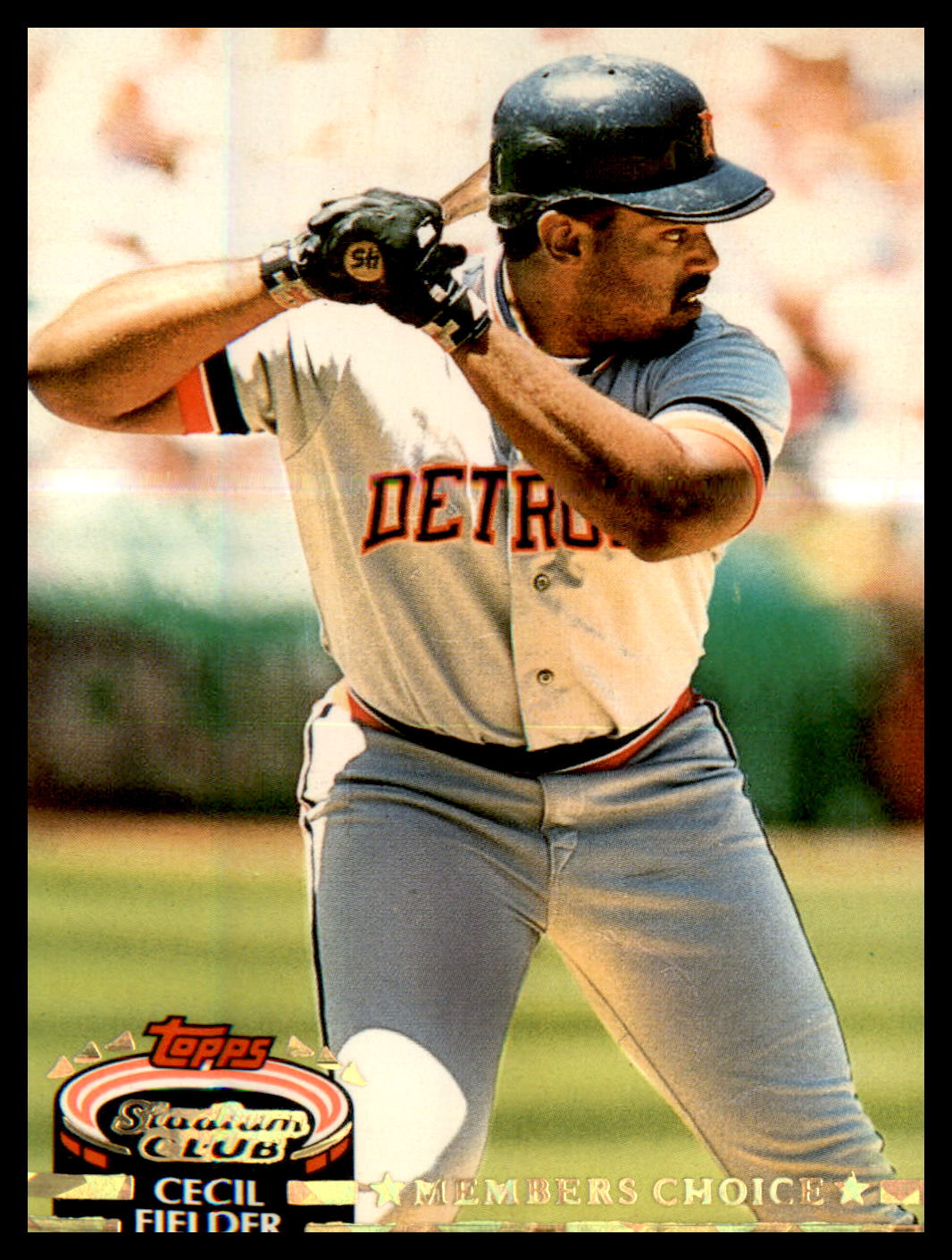 1992 Stadium Club #599 Cecil Fielder