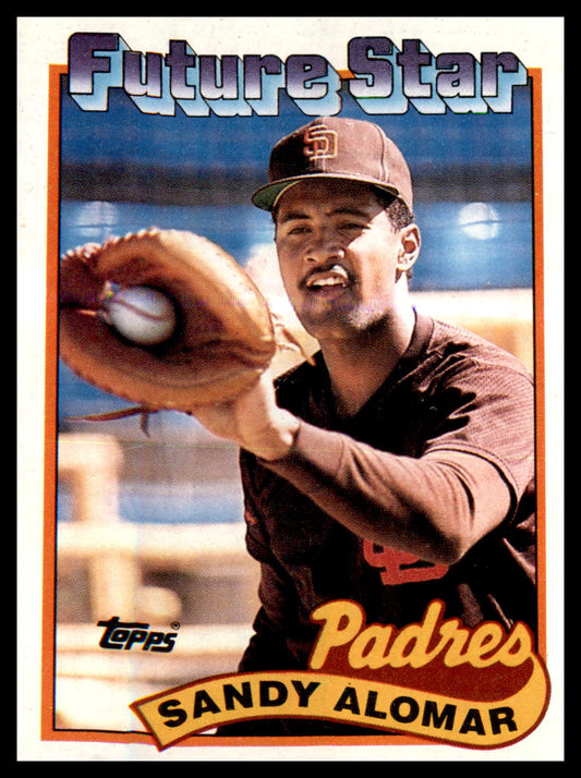 1989 Topps Future Stars #648b Sandy Alomar RC RC