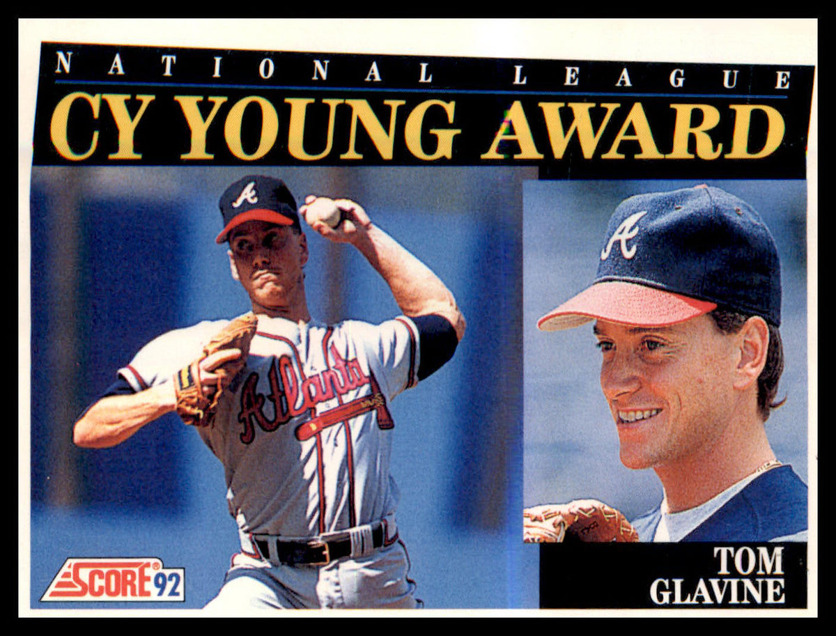1992 Score CY Young Award #791 Tom Glavine