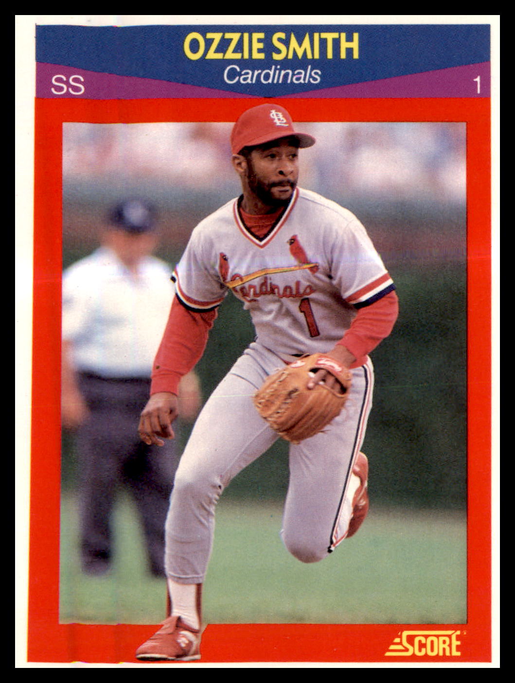 1990 Score 100 Superstars #6 Ozzie Smith