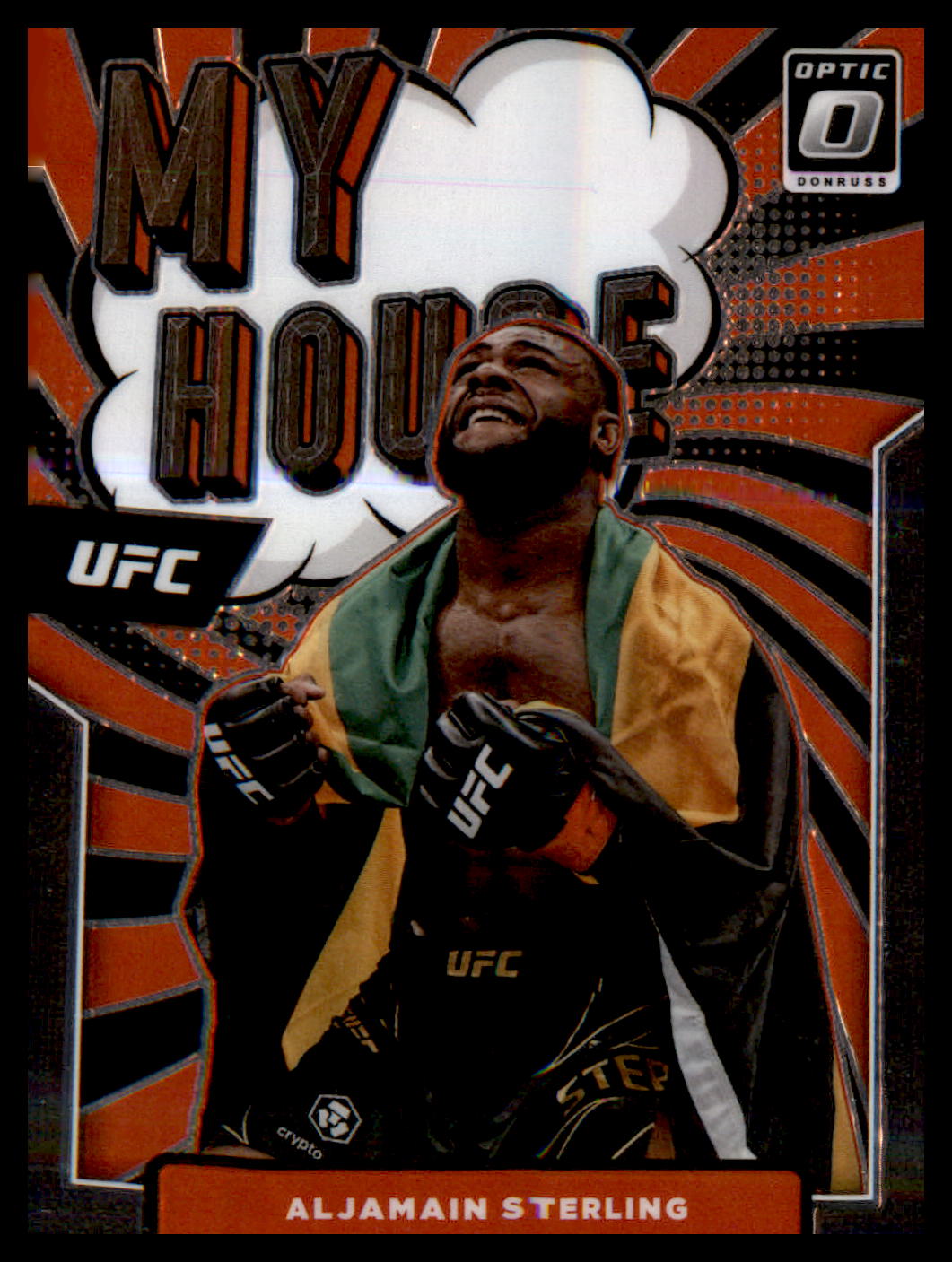 2022 Donruss Optic UFC My House #18 Aljamain Sterling