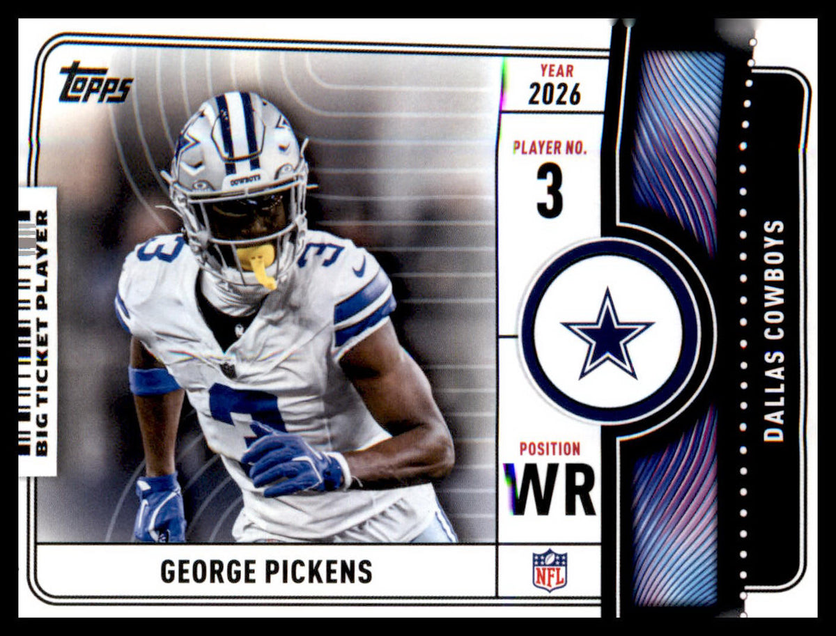 2026 Topps Flagship Big Ticket Players #BTP-16 George Pickens