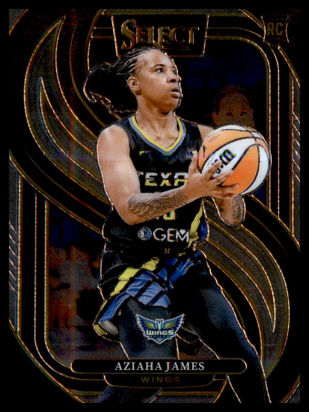 2025 Panini Select WNBA #174 Aziaha James