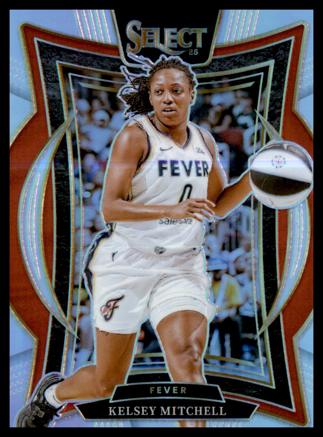 2025 Panini Select WNBA Silver Prizms #44 Kelsey Mitchell
