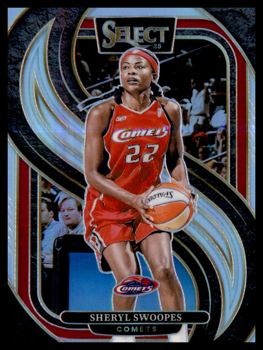 2025 Panini Select WNBA Silver Prizms #106 Sheryl Swoopes