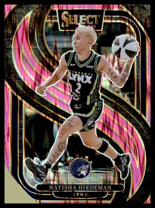 2025 Panini Select WNBA Pink Flash Prizms #149 Natisha Hiedeman
