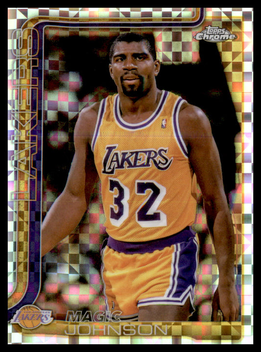 2025-26 Topps Chrome X-Fractor #244 Magic Johnson
