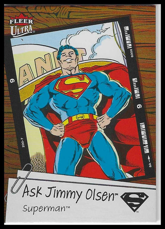 2026 Fleer Ultra Superman Ask Jimmy Olsen #LC-1 Superman (Clark Kent)