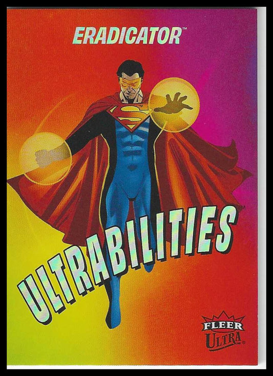 2026 Fleer Ultra Superman Ultrabilities #14 OF 30 UB Eradicator