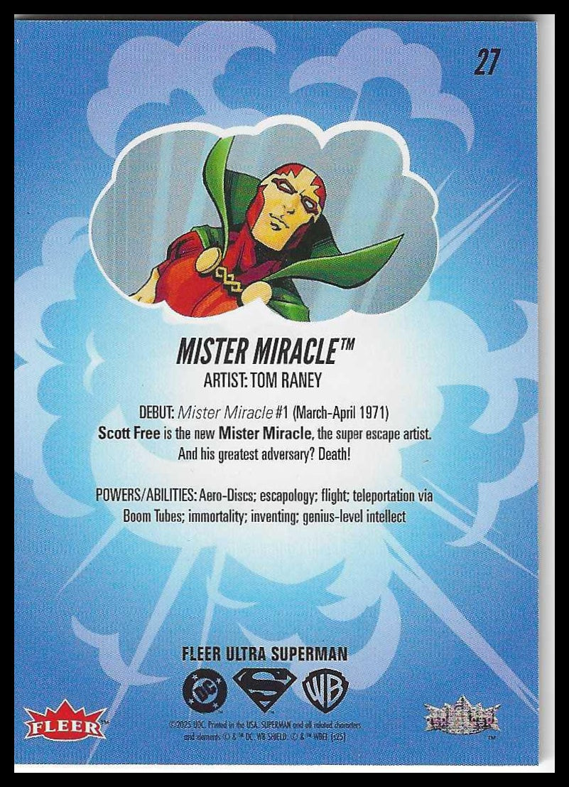 2026 Fleer Ultra Superman #27 Mister Miracle
