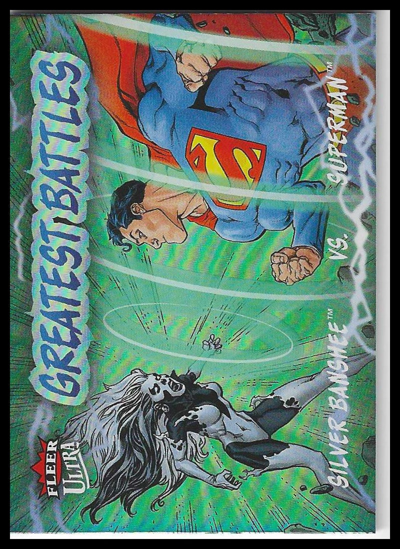 2026 Fleer Ultra Superman Greatest Battles #GB-4 Superman vs. Silver Banshie