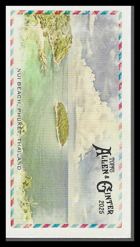 2025 Topps Allen & Ginter Mini Beachin' It #BI-19 Nui Beach, Phuket, Thailand