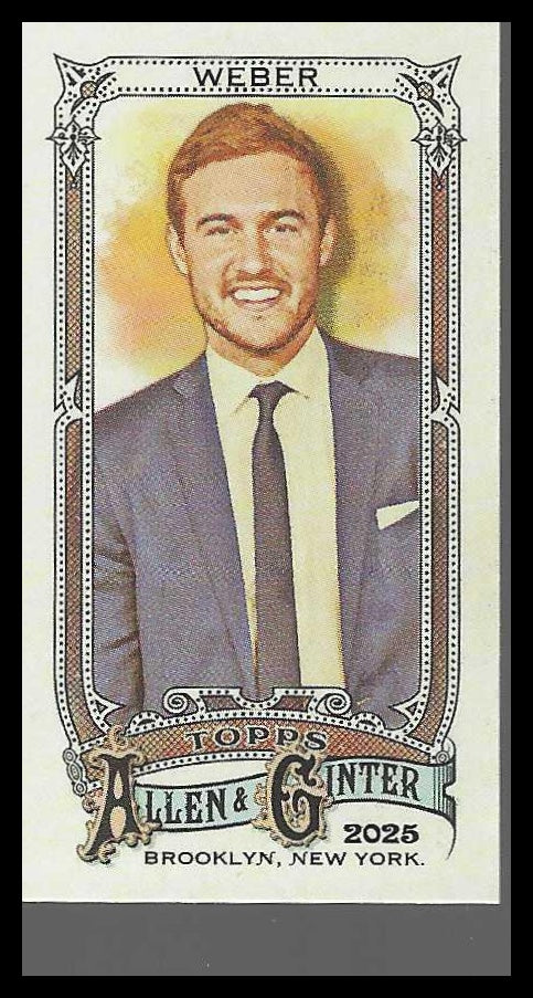 2025 Topps Allen & Ginter Mini A & G Back #263 Peter Weber