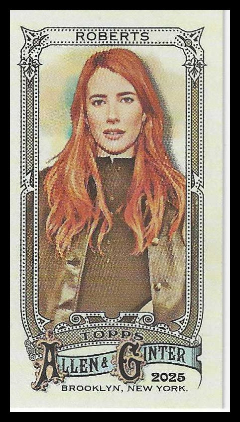 2025 Topps Allen & Ginter Mini #286 Emma Roberts