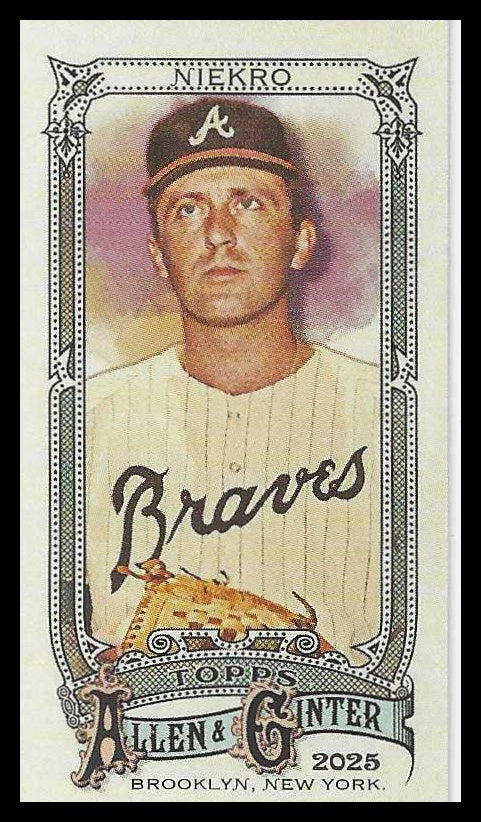 2025 Topps Allen & Ginter Mini #312 Phil Niekro