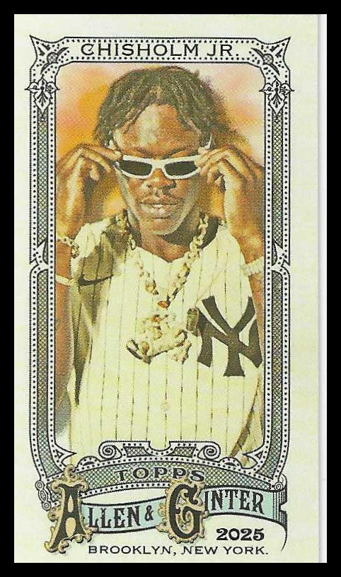 2025 Topps Allen & Ginter Mini A & G Back #74 Jazz Chisholm Jr.