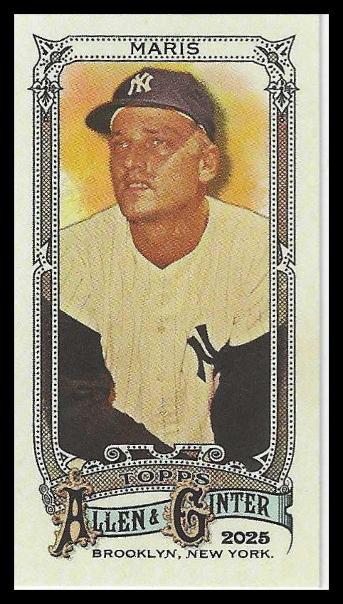 2025 Topps Allen & Ginter Mini A & G Back #303 Roger Maris