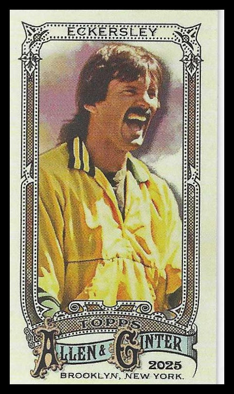 2025 Topps Allen & Ginter Mini A & G Back #316 Dennis Eckersley