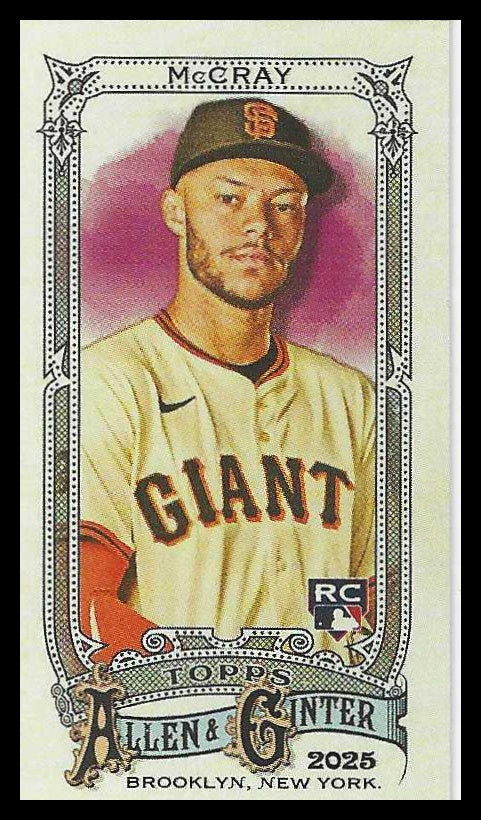 2025 Topps Allen & Ginter Mini #228 Grant McCray RC RC