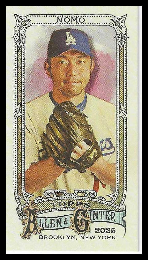 2025 Topps Allen & Ginter Mini #306 Hideo Nomo