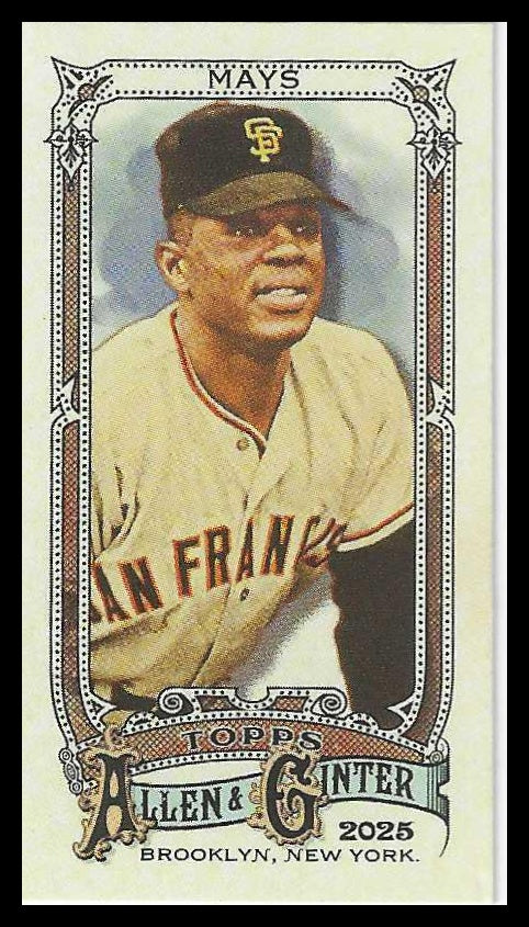 2025 Topps Allen & Ginter Mini #30 Willie Mays