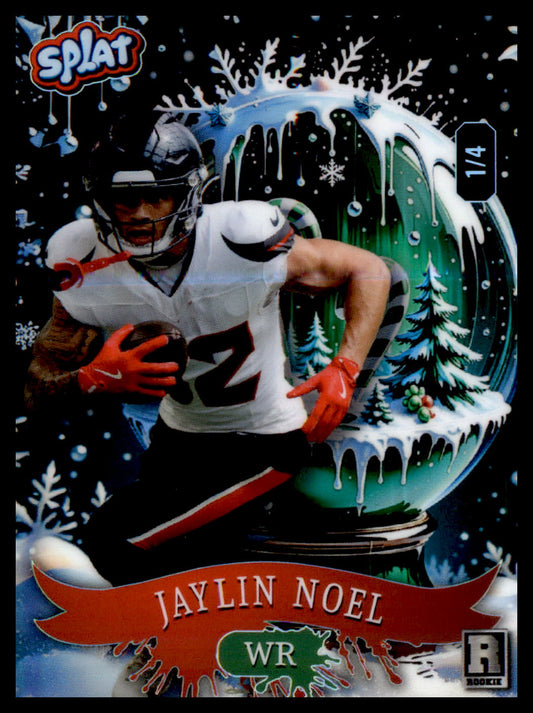 2025 WC Holiday Splat Big Ornament Holo # Jaylin Noel #1/4