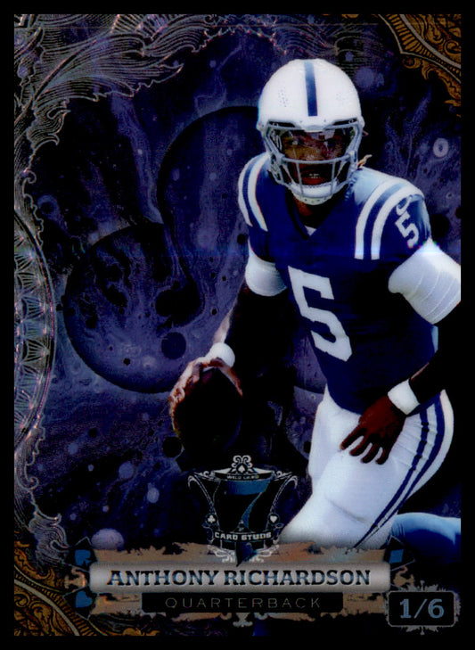 7 Card Studs ClubsChalkShatter Rainbow #P7CGCAR Anthony Richardson #1/6