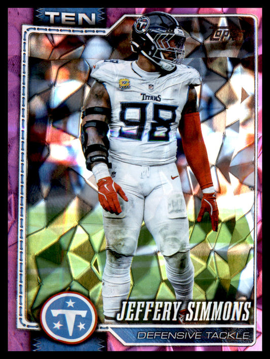 2026 Topps Flagship Pink Diamante Foil #257 Jeffery Simmons