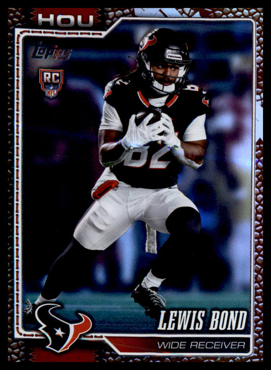 2026 Topps Flagship Football Rainbow Foil #395 Lewis Bond